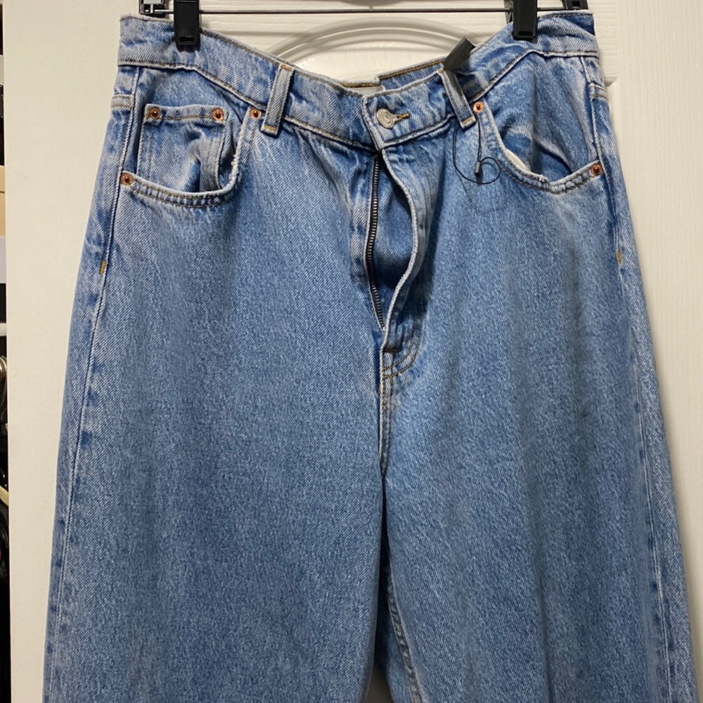 Wide Leg Zara full length jeans - size 12 unworn!